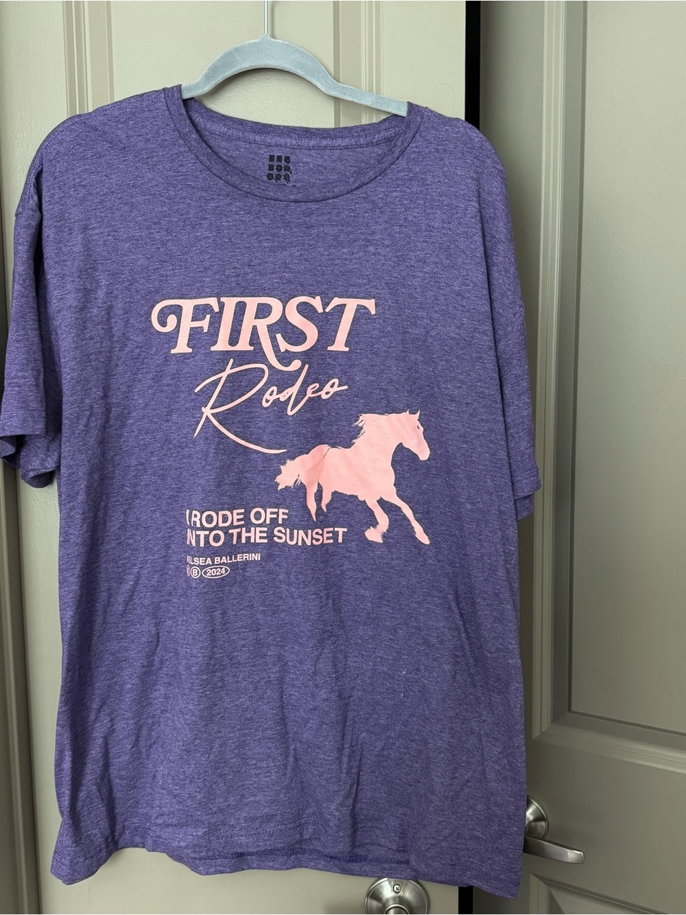 Kelsea Ballerini First Rodeo Purple Tour Graphic Tee